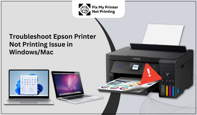 Troubleshoot Epson Printer Not Printing Issue in Windows/Mac