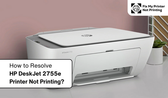 How to Resolve HP DeskJet 2755e Printer Not Printing
