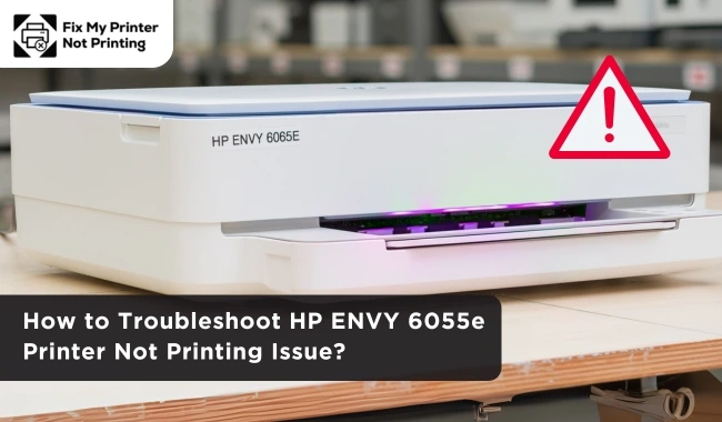 How to Troubleshoot HP ENVY 6055e Printer Not Printing Issue?